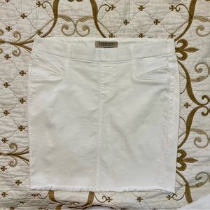Liverpool Los Angeles Raw Hem Denim Pencil Skirt Size 10